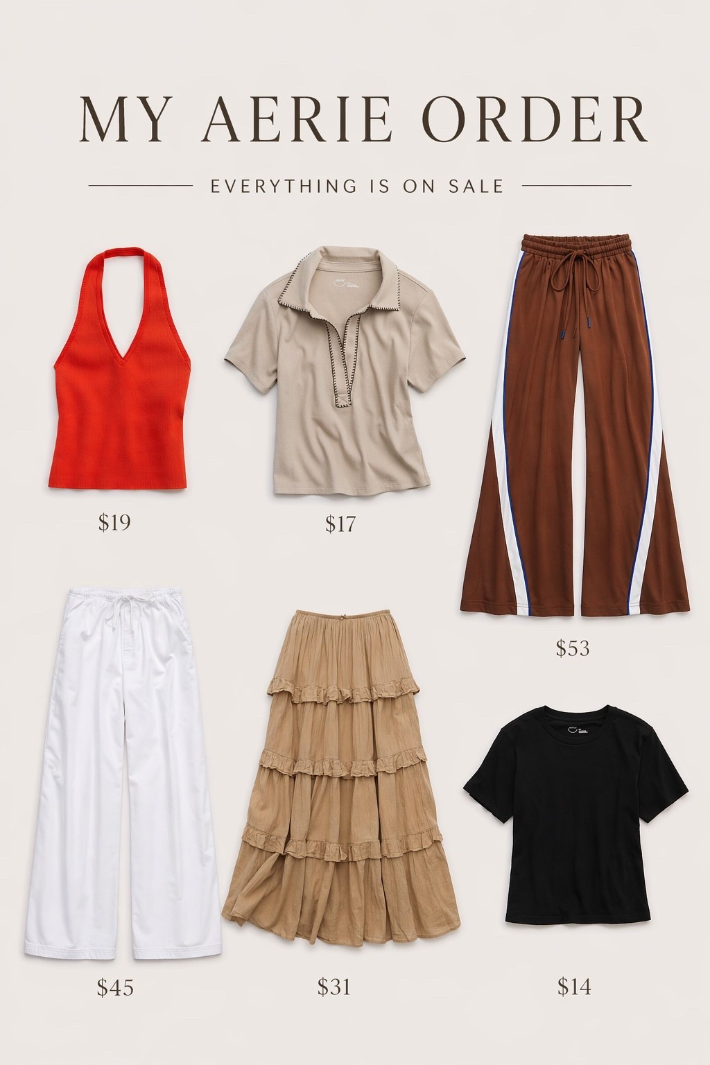 The softest fabrics and easy for summer wear! 

#LTKxAerie #LTKSaleAlert #LTKootd