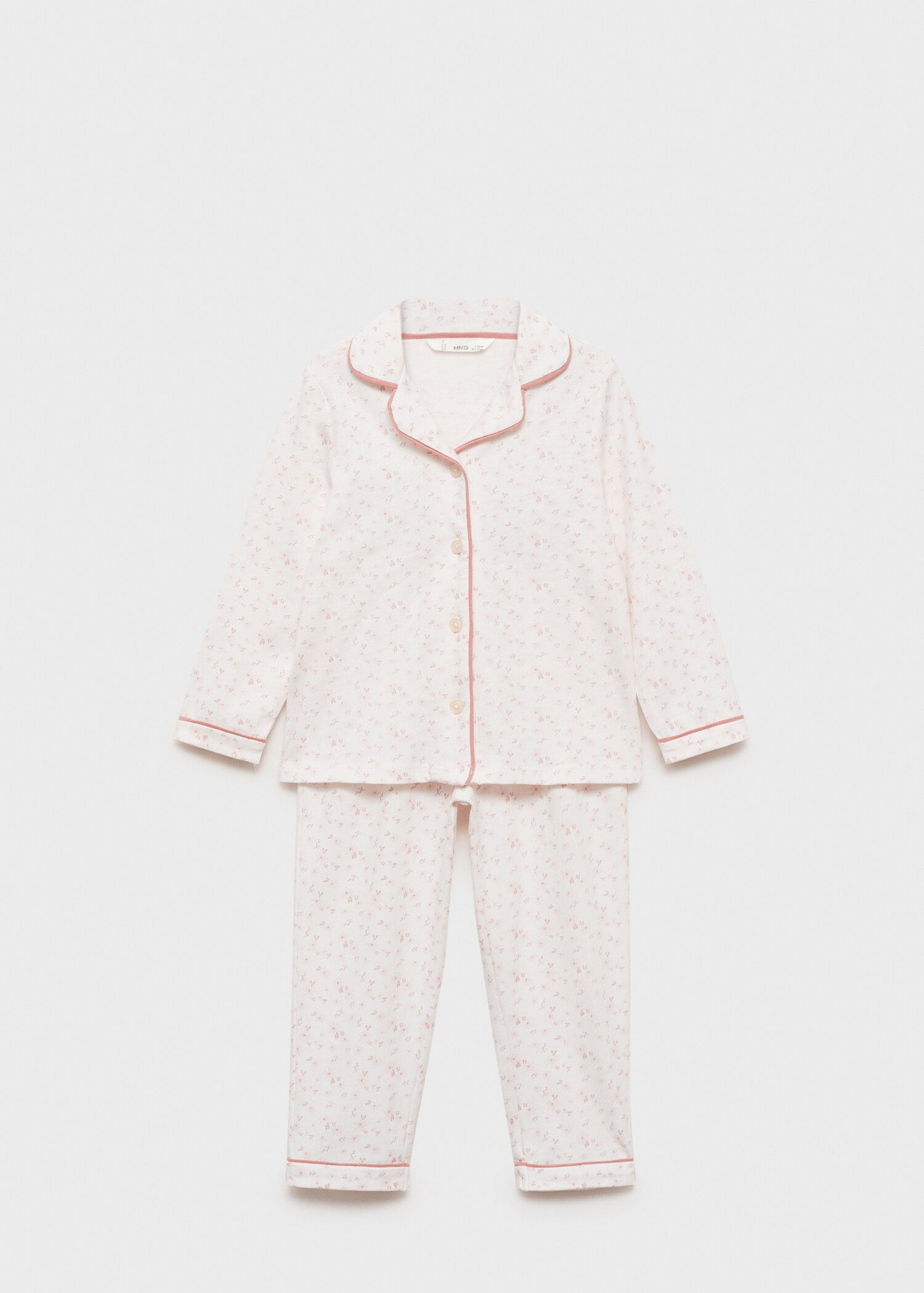 Cotton printed long pyjamas - Kids | MANGO USA | Mango (US/MX/AU)