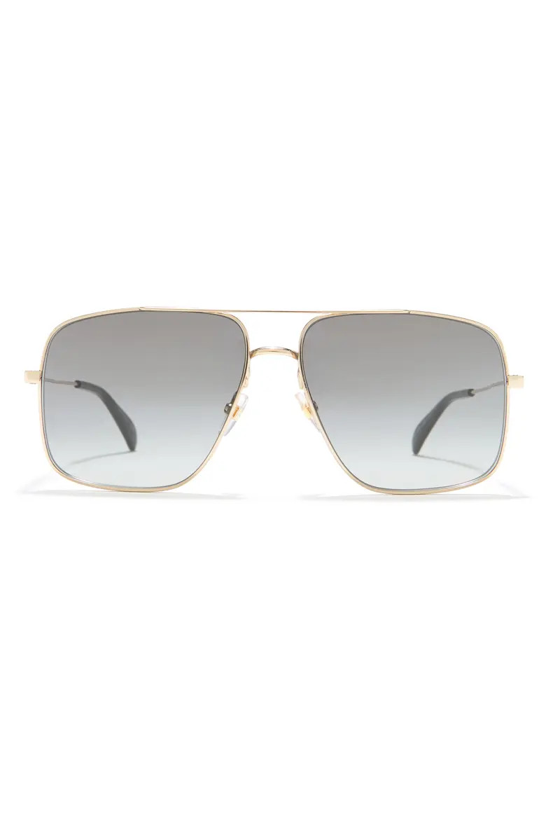 61mm Square Aviator Sunglasses | Nordstrom Rack