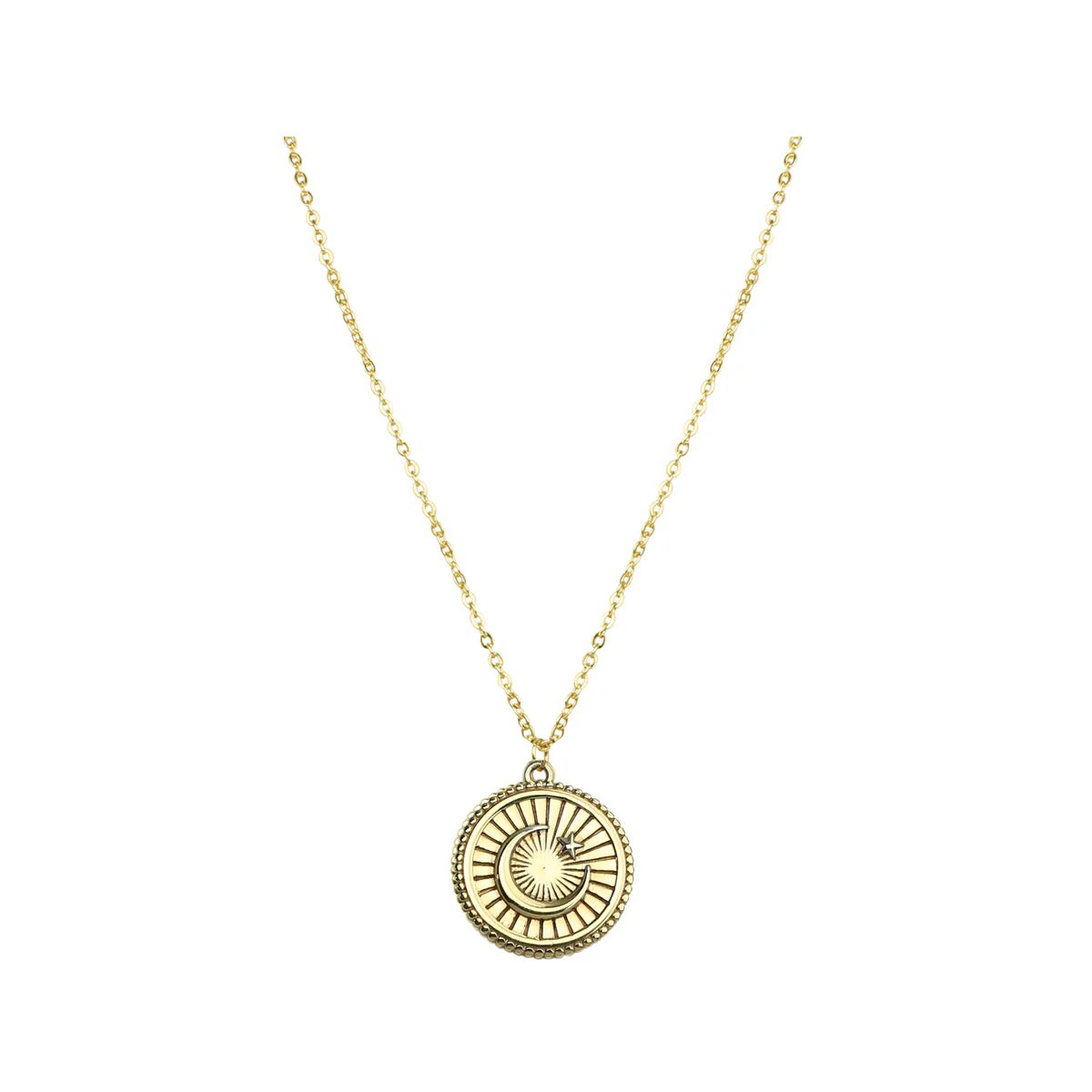 Moonstar Coin Necklace | Parpala Jewelry