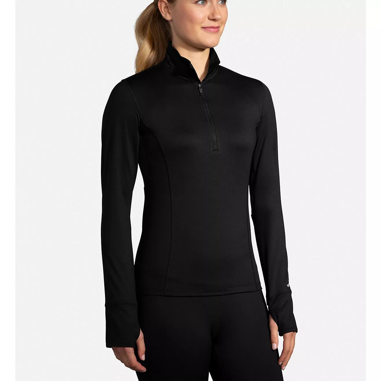 Brooks Women's Run 1/2 Zip Long Sleeve Shirt | Academy | Academy Sports + Outdoors