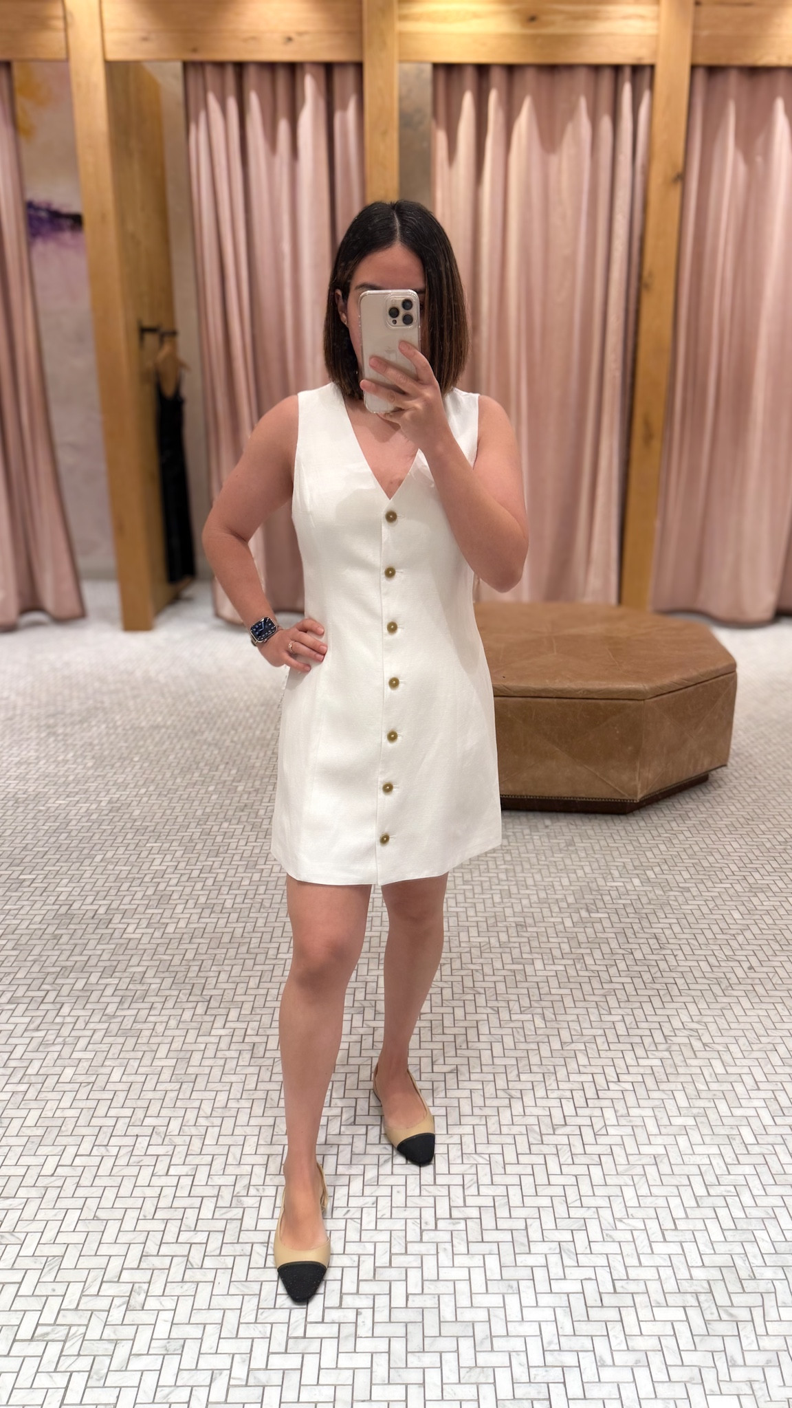 Spring/ summer basics ✨

1. Linen-blend dress: it’s so comfortable and lightweight. Ideal for hot summer days. Available in 3 colors. I’m wearing size M for my 36/4US tops and 38/6Us bottoms and fits perfectly. It also can worn as a long vest.

2. Shirt dress is size S, lightweight and flowy. It comes with a belt to accentuate the waist. 100% organic linen 

3. Black bodysuit is size M (run small so I sized up). White linen-blend pants are 6Us but I should have sized up to 8Us as they run small 

4. Shirt dress is size M but I’d have preferred my usual size S. Belt accentuates the waist. The color is dark navy and 100% organic linen 

5. Orange bodysuit is size M for my 36/4US (runs small so I sized up one size). Linen-blend pants are size 6US (my usual size but they run small). The size above would have been more comfortable.

6. Linen-blend vest is size 8Us (runs super small, I sized up two sizes). Pants are cropped and run small as well. Wearing size 6Us but 8US would have been the perfect size for me. 

7. Yellow dress: 100% linen. Wearing size 6US (I sized up). Adjustable straps and smocked back panel. 4 more colors to choose from 

Both flats are size 6US and are true to size 

For reference:

I am 5’2” (158cms)
129lbs (58kgs)

#LTKSeasonal #LTKPetite #LTKStyleTip