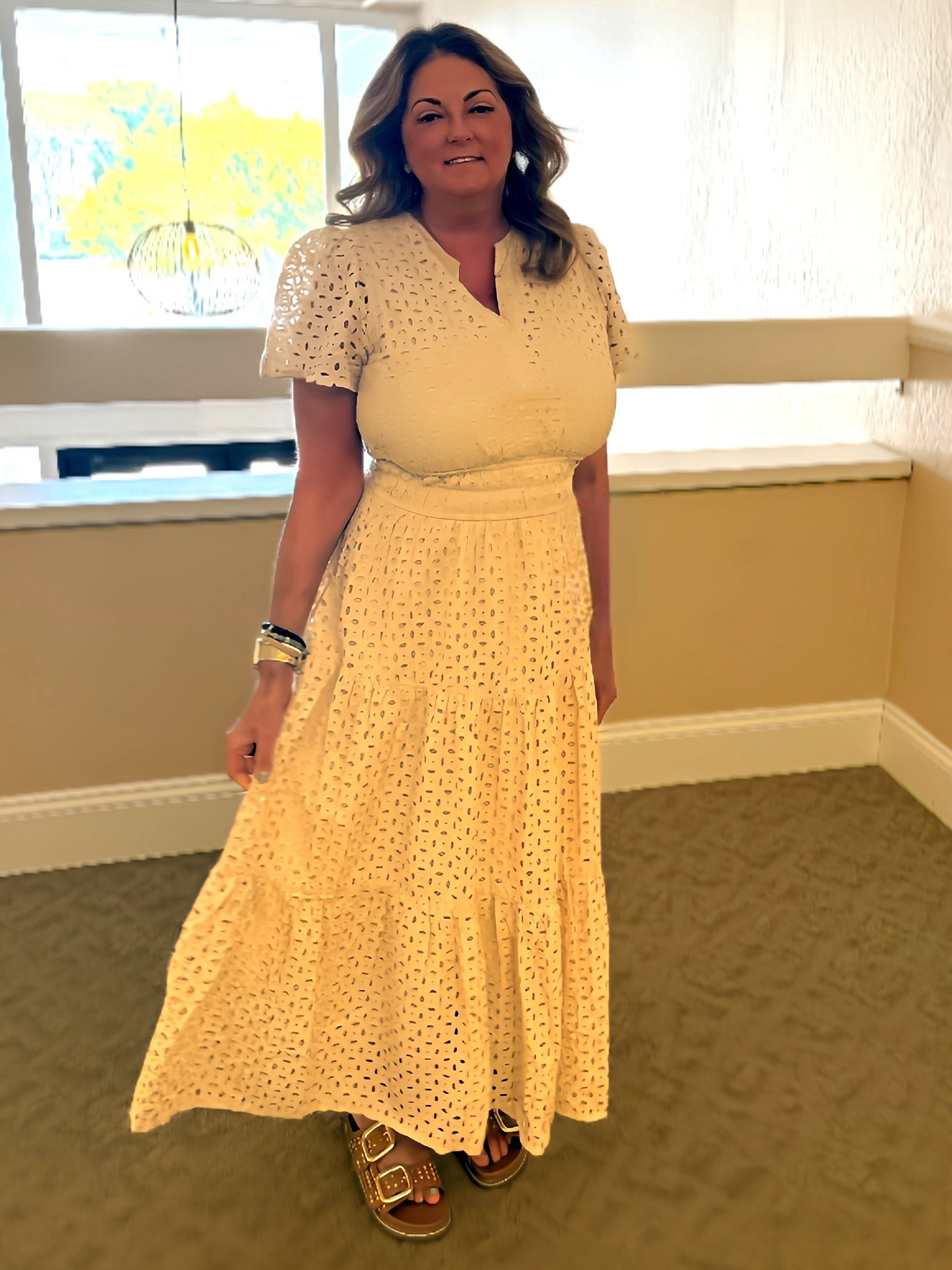Happy Easter 🐣🤍
Healing, hopeful, and showing up anyway. Have a blessed day. Praying for my infusion tomorrow to help get me back on the road to health. God bless. 

#LTKdayinmylife #LTKootd #LTKOver40
