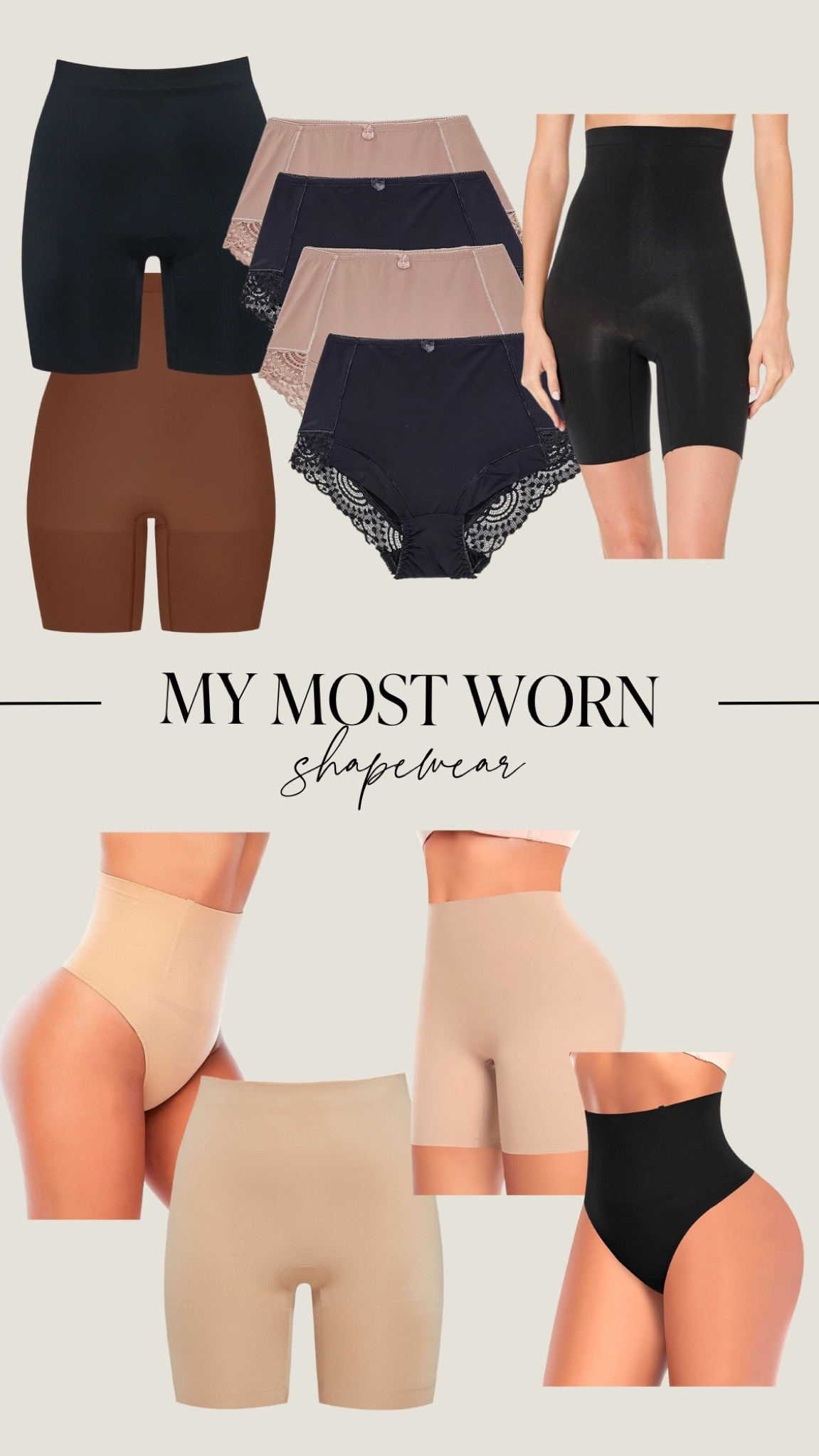 My most worn shapewear!

#LTKfindsunder50 #LTKbeauty #LTKstyletip