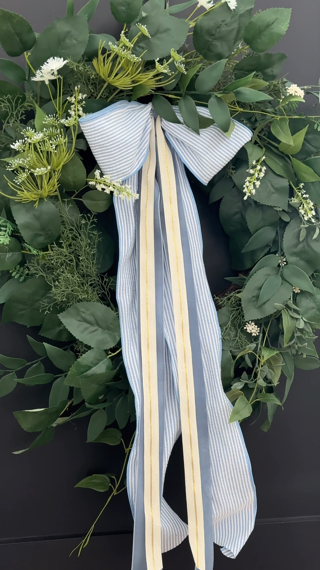 I love how this spring wreath pairs with our new ribbons and bells from our spring shoppe. Ribbons and bells available at tableshoppeco.com 

#LTKWatchNow #LTKHome #LTKSeasonal