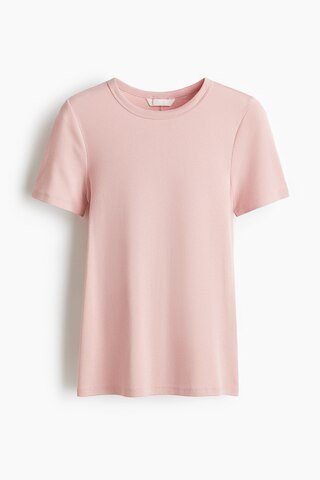 H & M - Fitted T-Shirt - Pink | H&M (US + CA)