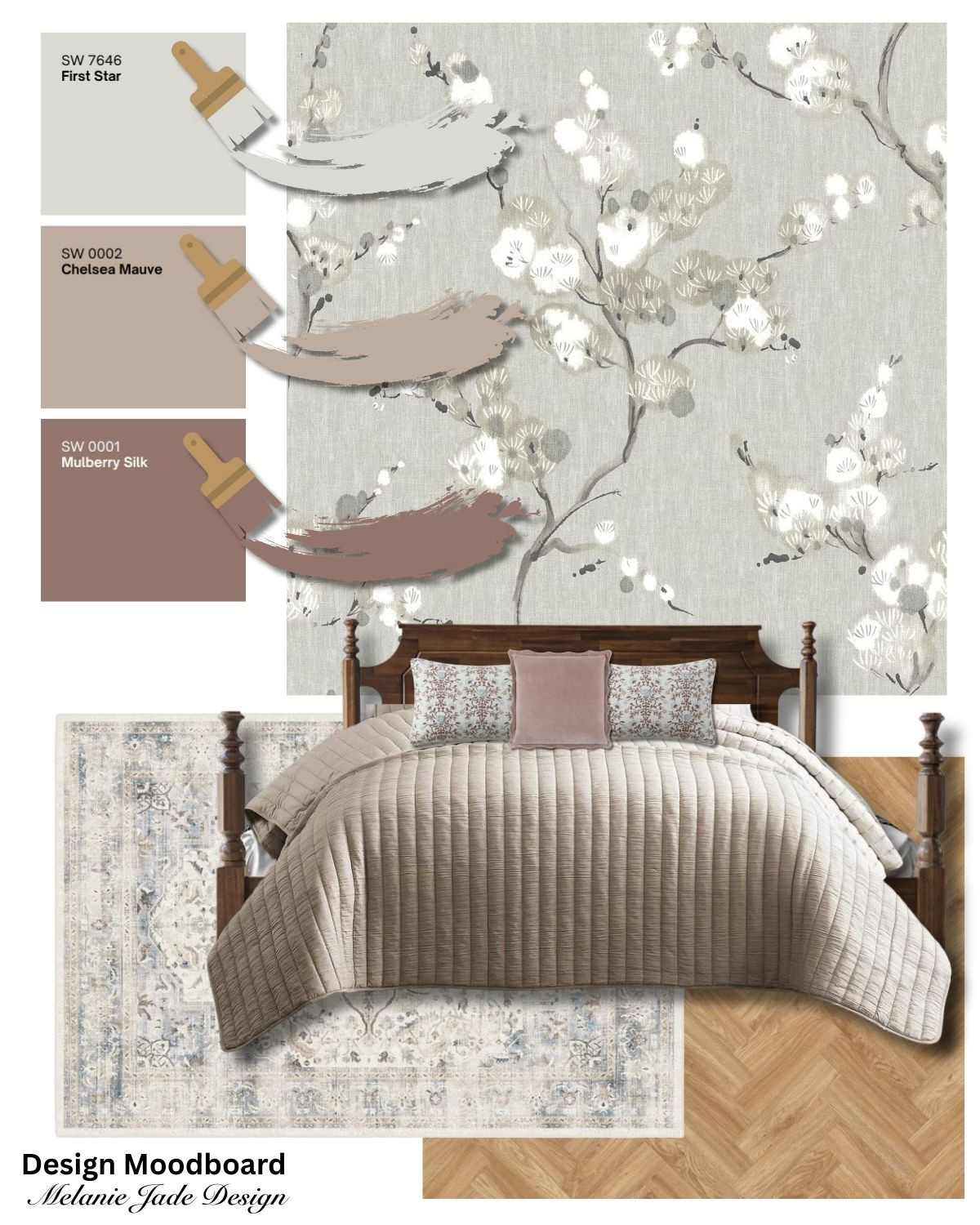 Using gray as a wallpaper backdrop, you can experiment with lots of different colors in a room. Link to wallpaper >>> https://amzn.to/4jy8I63 

 #LTKwinter #LTKhome #LTKstyletip