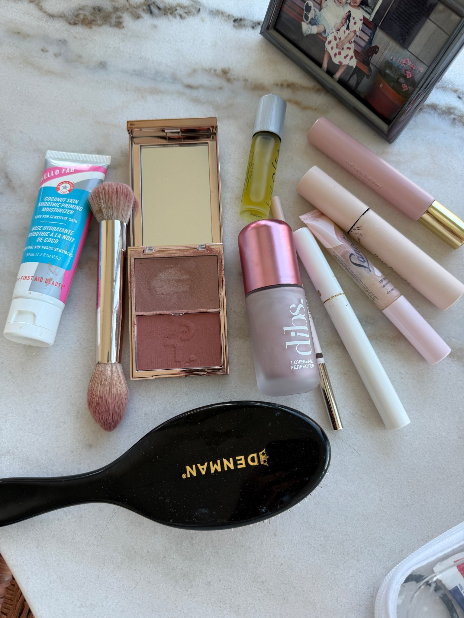 The only beauty products I packed for thanksgiving week. Dibs, Patrick ta, hotel lobby perfume, rare beauty, osea Vegus nerve 

#LTKBeauty #LTKFindsUnder50 #LTKFindsUnder100