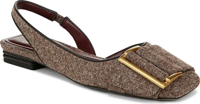 Tracy Slingback Square Toe Flat (Women) | Nordstrom