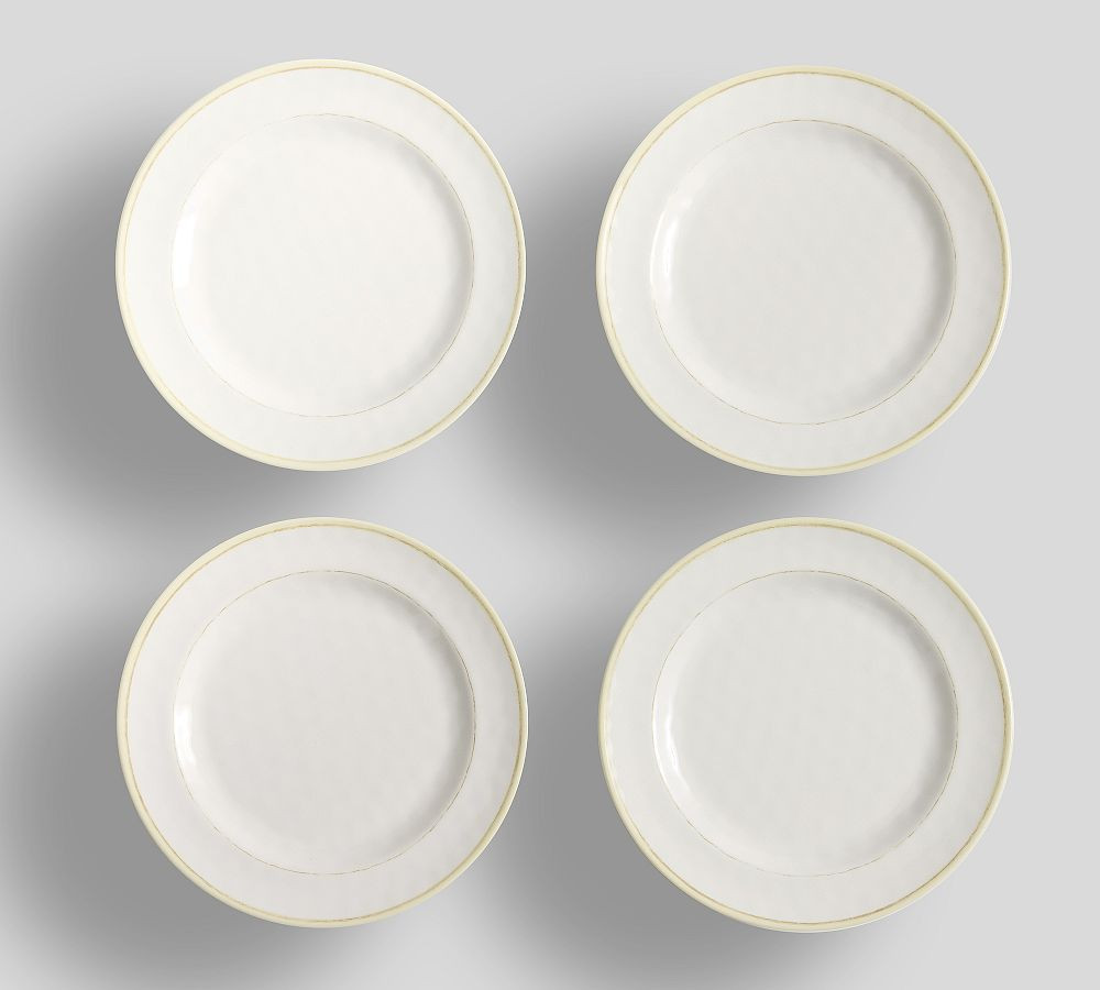 Cabana Outdoor Melamine Appetizer Plates - Set of 4 | Pottery Barn (US)