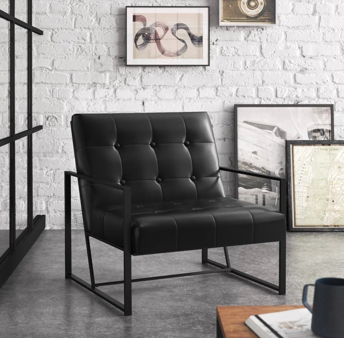 Billings Faux Leather Armchair

#LTKHome #LTKU #LTKActive