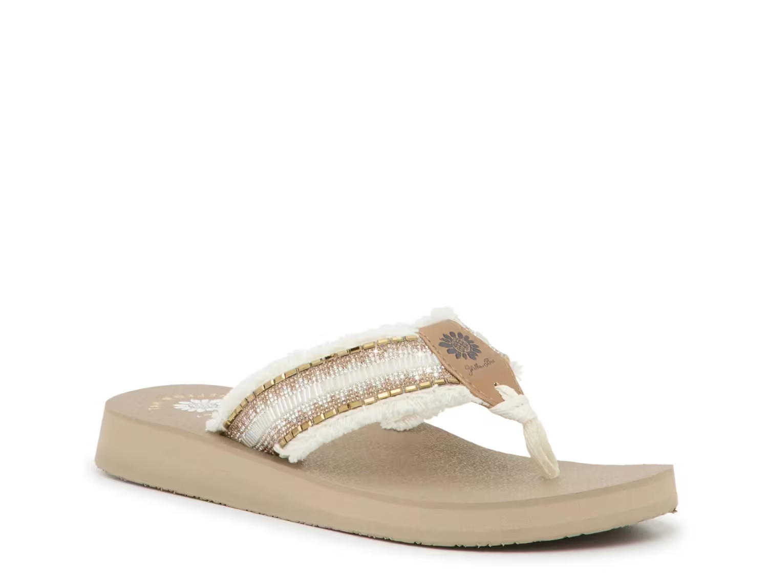 Yellow Box Nassau Flip Flop | Women's | Ivory | Size 9.5 | Sandals | DSW