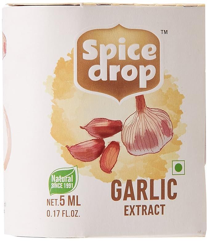 Spice Drop Pure Garlic Extract - Salad Dressing, Seasoning, Cooking, Baking, Dips | Premium Quali... | Amazon (US)