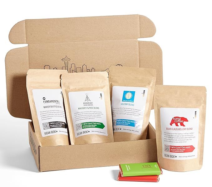 Bean Box - Holiday Coffee Gift Box - Whole Bean | Amazon (US)