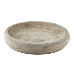 Paulownia LG Wood Bowl Grey | Walmart (US)