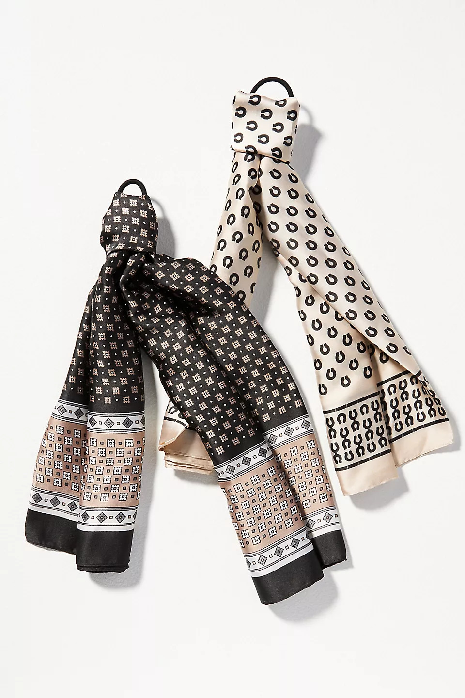 Silky Scarf Hair Ties, Set of 2 | Anthropologie (US)