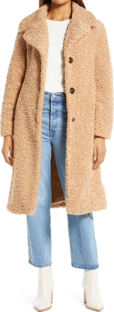 Sam Edelman Teddy Bear Long Coat | Nordstrom | Nordstrom