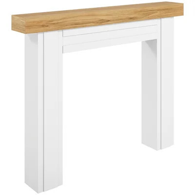 Fireplace Mantel, Freestanding Fireplace Surround with Leg for Electric Fireplaces | Wayfair North America