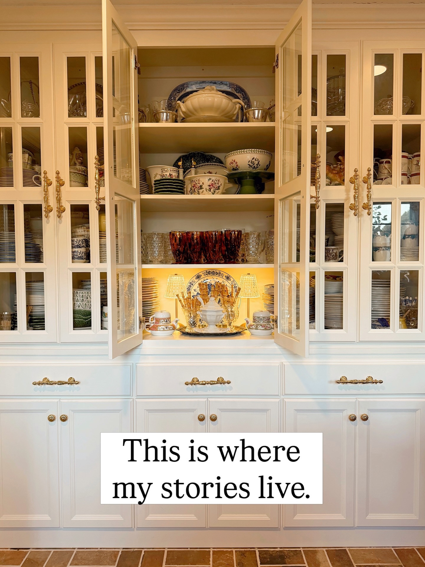 Y’all, I didn’t have a dish problem. I had a storage problem. 😅

So I built my dish pantry. And now it’s basically where all my stories live. Vintage charm, heirloom memories, and a little bit of “too much” (but in the best way). Some were collected at estate sales and thrift shops. Some were inherited from women who taught me that gathering matters. And some were gifts from people who enable my obsession. All of them are staying.

Because why have one set when you can have a collection for every season, every occasion, and every table worth setting?

Do you have a favorite dish pattern that tells your story? If so, tell me which one. I’d love to hear! 

#storykeeperstyle  #thesentimentaltable 
•
•
•
•
•
•
•
Vintage Decor | Home Inspiration | Collected Home | Traditional Home | Sentimental Style | Curating Joy | The Sentimental Decorator | Joyful Rituals of Home | Sentimental Home | Homes with a Story

#thesentimentaldecorator #meaningfulhomedecor