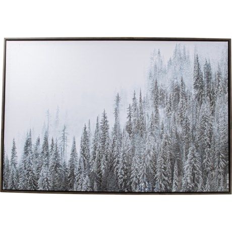 Brentwood 24x36” Pine Trees Framed Canvas Picture | Sierra