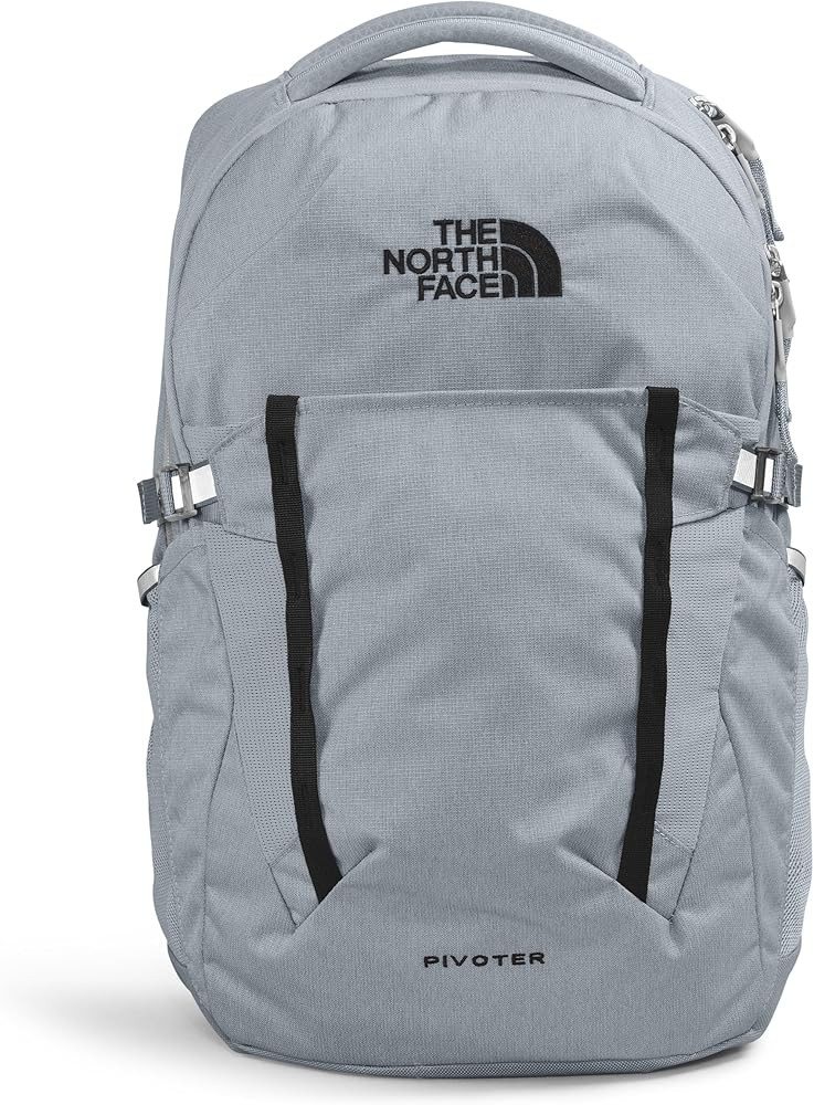 THE NORTH FACE Pivoter Everyday Laptop Backpack, Mid Grey Dark Heather/TNF Black-NPF, One Size | Amazon (US)