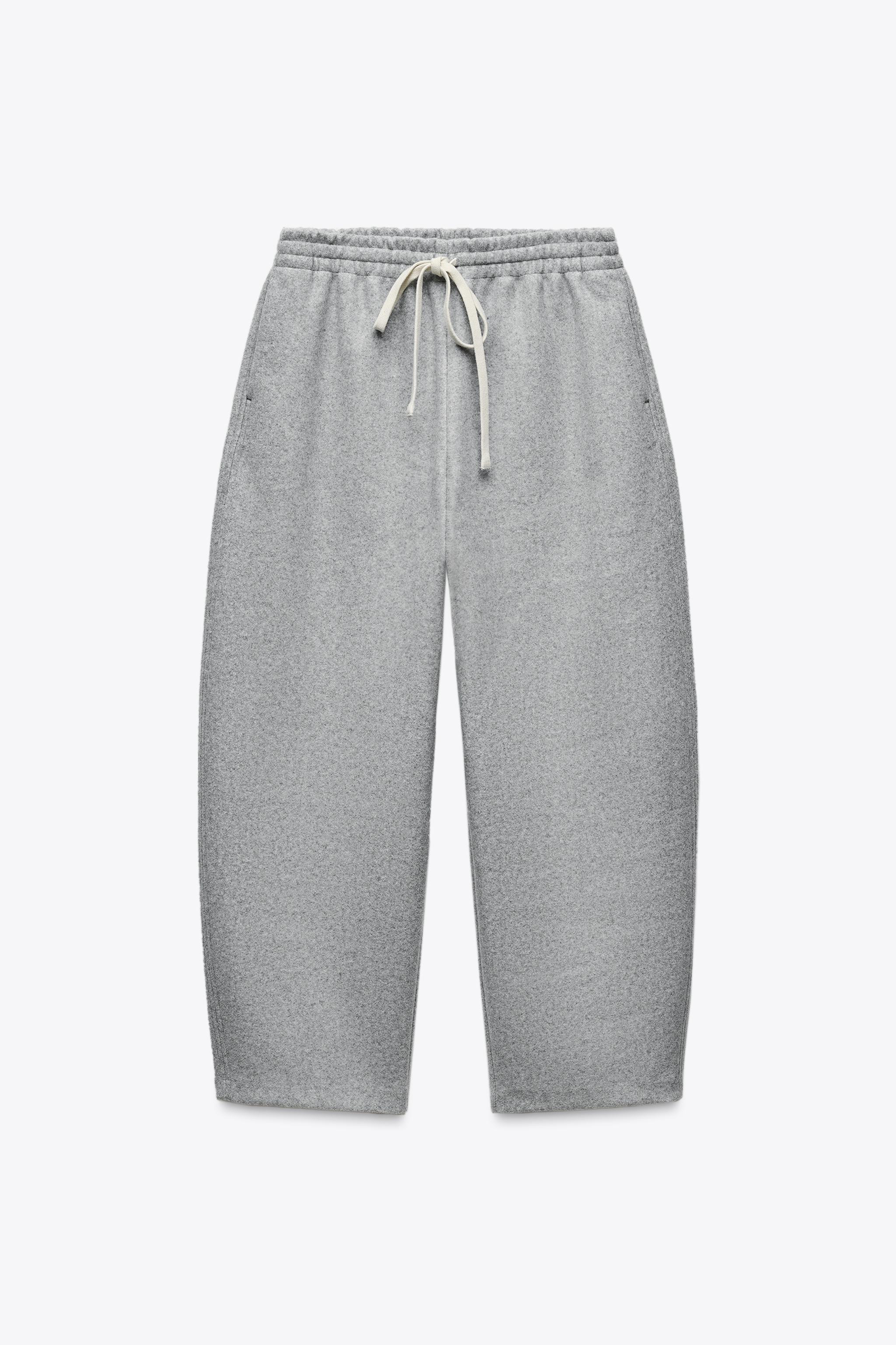 DRAWSTRING BARREL FIT SWEATPANTS | Zara US
