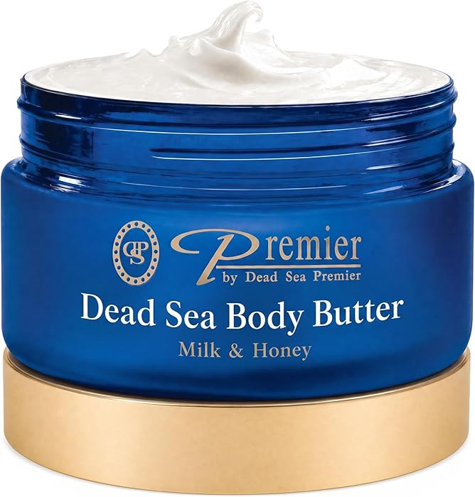 Premier Dead Sea Anti-Aging Body Cream - Deep Moisturizing Body Butter for Dry Skin with Dead Sea... | Amazon (US)