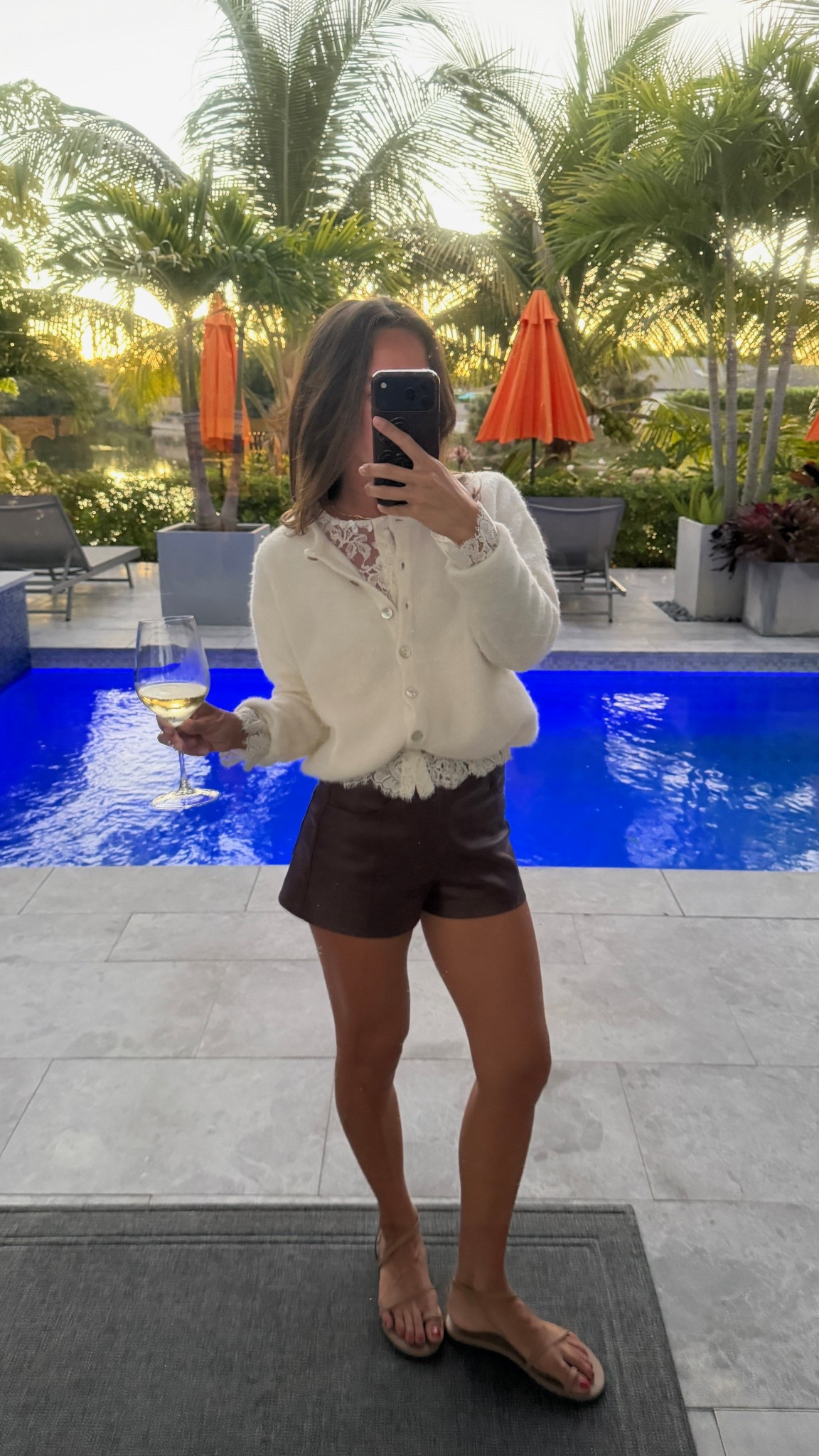 Another way to wear this ASTR top! I’m in XS- found it in stock at Macys not sure why it looks so different on the model bc measurements are the same! Small cardigan and linked similar shorts mine are sold out!