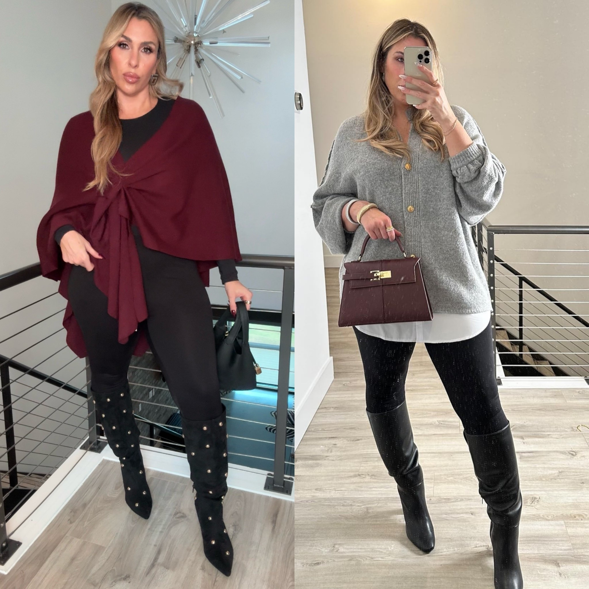 Thanksgiving Fall Looks

leggings size XL
poncho one size
sweater L (size down runs oversized) 
long sleeve XL
wide calf boots

#LTKMidsize #LTKFindsUnder100 #LTKStyleTip
