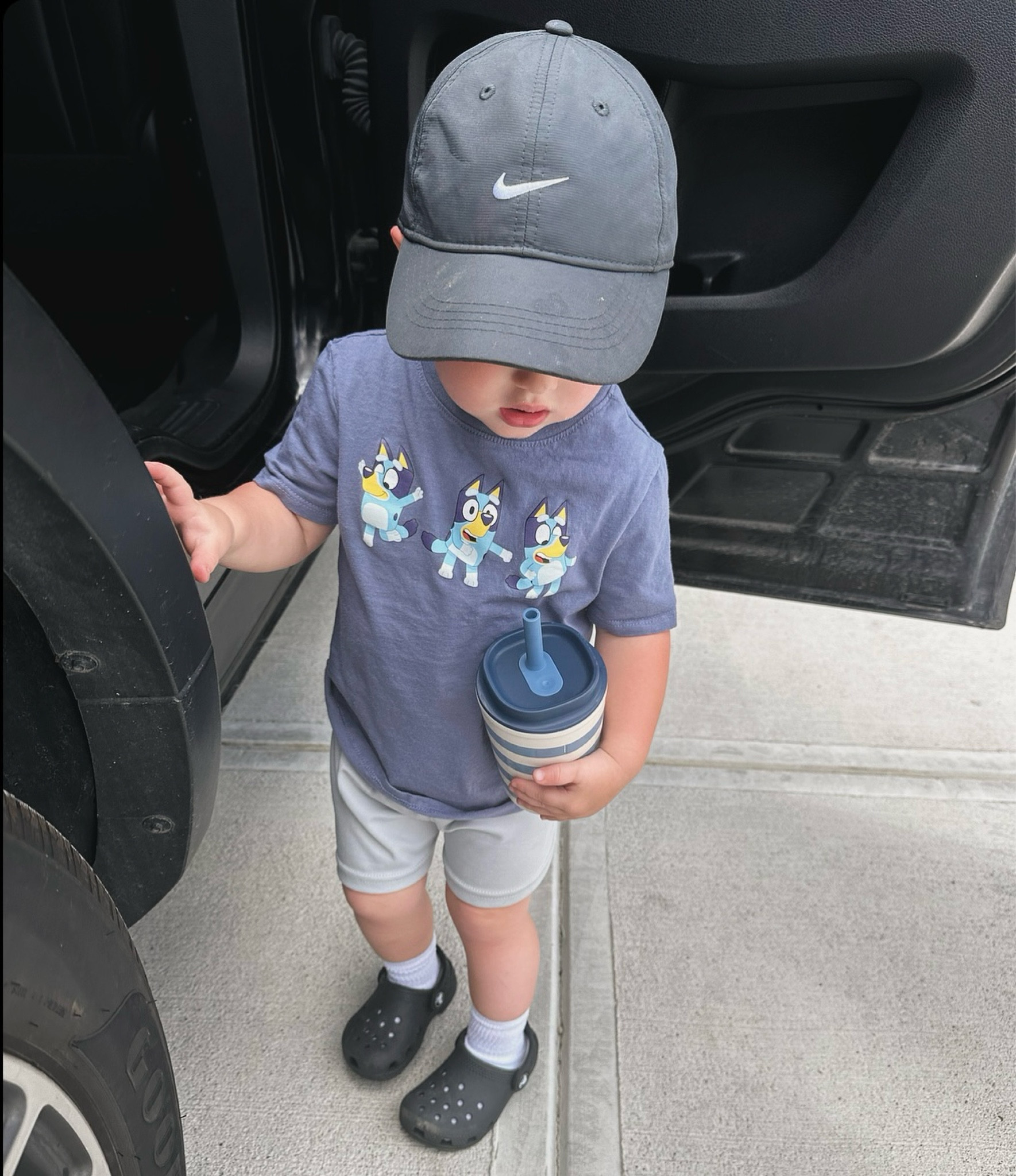 Coolest kid 😎 bluey shirt is under $10! #sale #bluey #toddlerboyfashion #nike #crocs

#LTKStyleTip #LTKKids