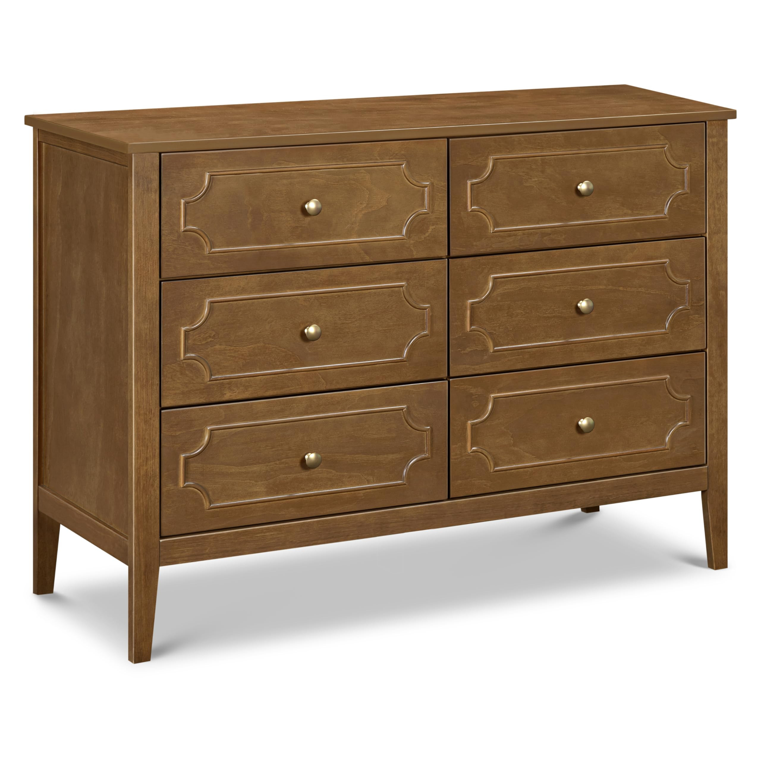 Davinci Chloe Regency 6-Drawer Dresser in Walnut, GREENGUARD Gold Certified | Amazon (US)