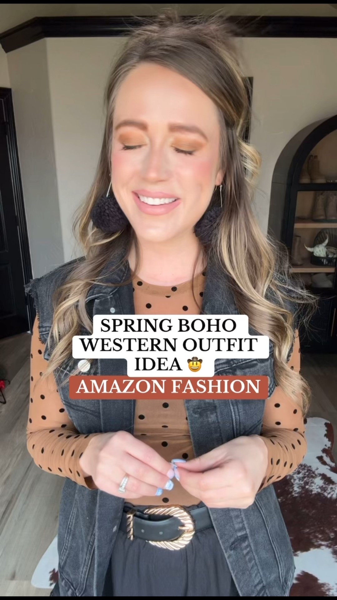 Amazon Boho western outfit. Western outfit. Country concert outfit. Ruffle skort style, skort outfit, spring style, mesh top styling. Concert outfit. Rodeo chic. Western boot style.

#LTKFestival #LTKStyleTip #LTKWatchNow