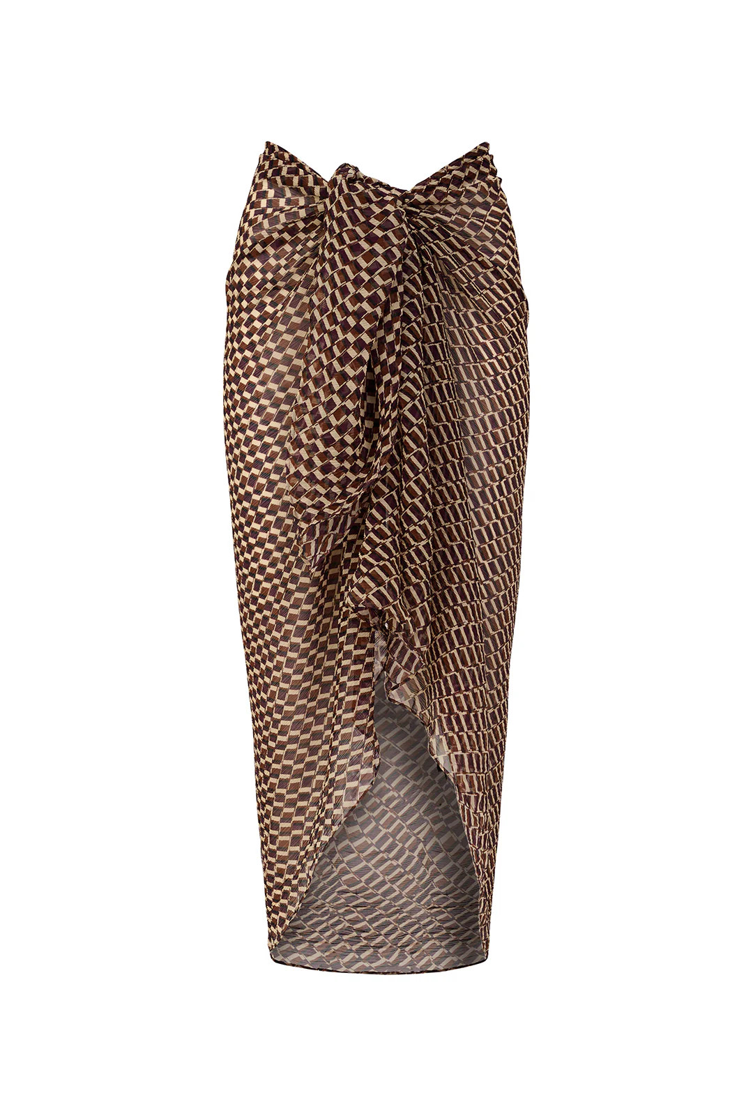 Santorini Sarong - Vintage Geo Print | Away That Day