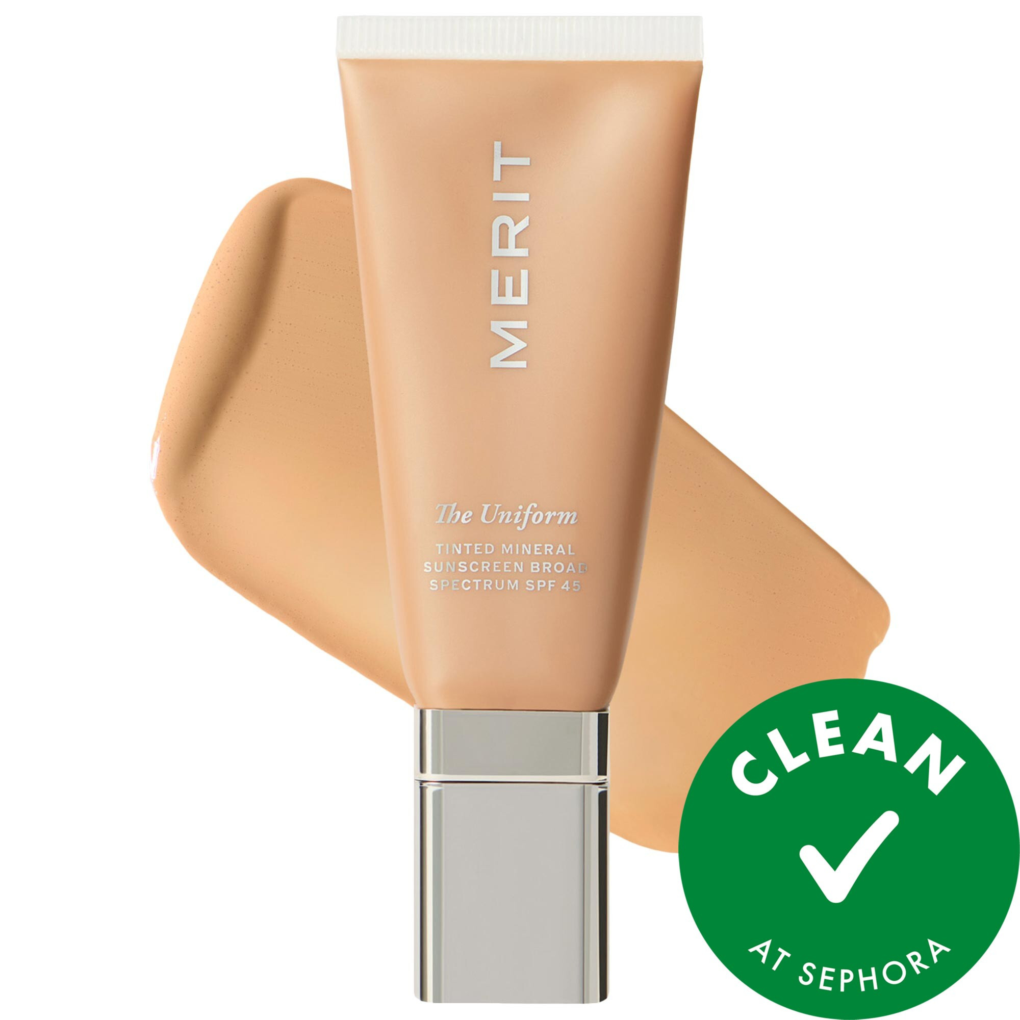 MERIT The Uniform Tinted Mineral Sunscreen Broad Spectrum SPF 45 20 1.7 oz/50 mL | Sephora (US)