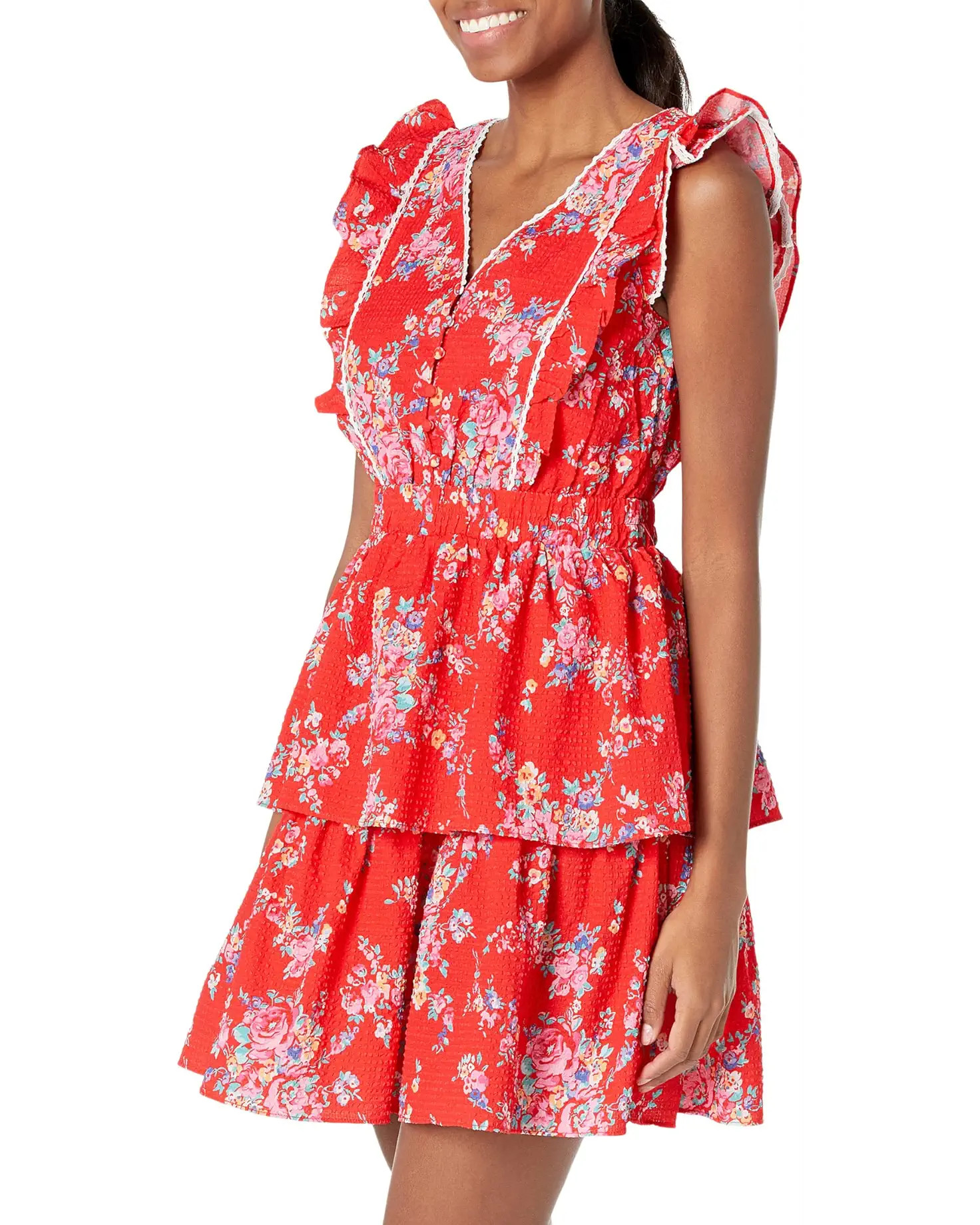 Bush Gardens Seersucker Mini Dress | Zappos