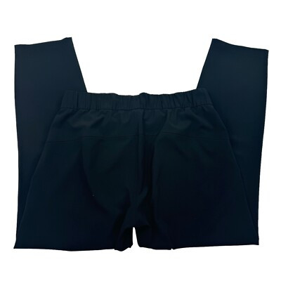 Lululemon Pants Women 8 Black On the Fly Elastic Waist Drawstring Straight Yoga | eBay | eBay US