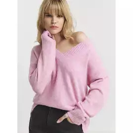 Buy SIMPLY BE Pink V Neck Jumper 8-10 | Jumpers | Tu | Tu Clothing