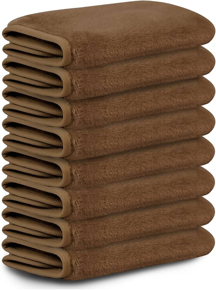 Nugilla Makeup Remover Cloths, 8 Packs Makeup Remover Towels Reusable Face Wash Cloth, Soft Makeu... | Amazon (US)