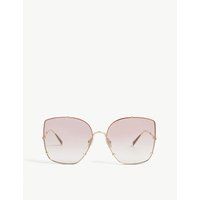 Hook 2 square-frame sunglasses | Selfridges