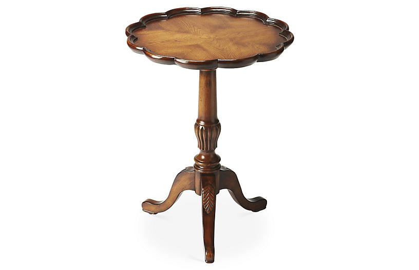 Hawika Side Table, Honey Brown | One Kings Lane