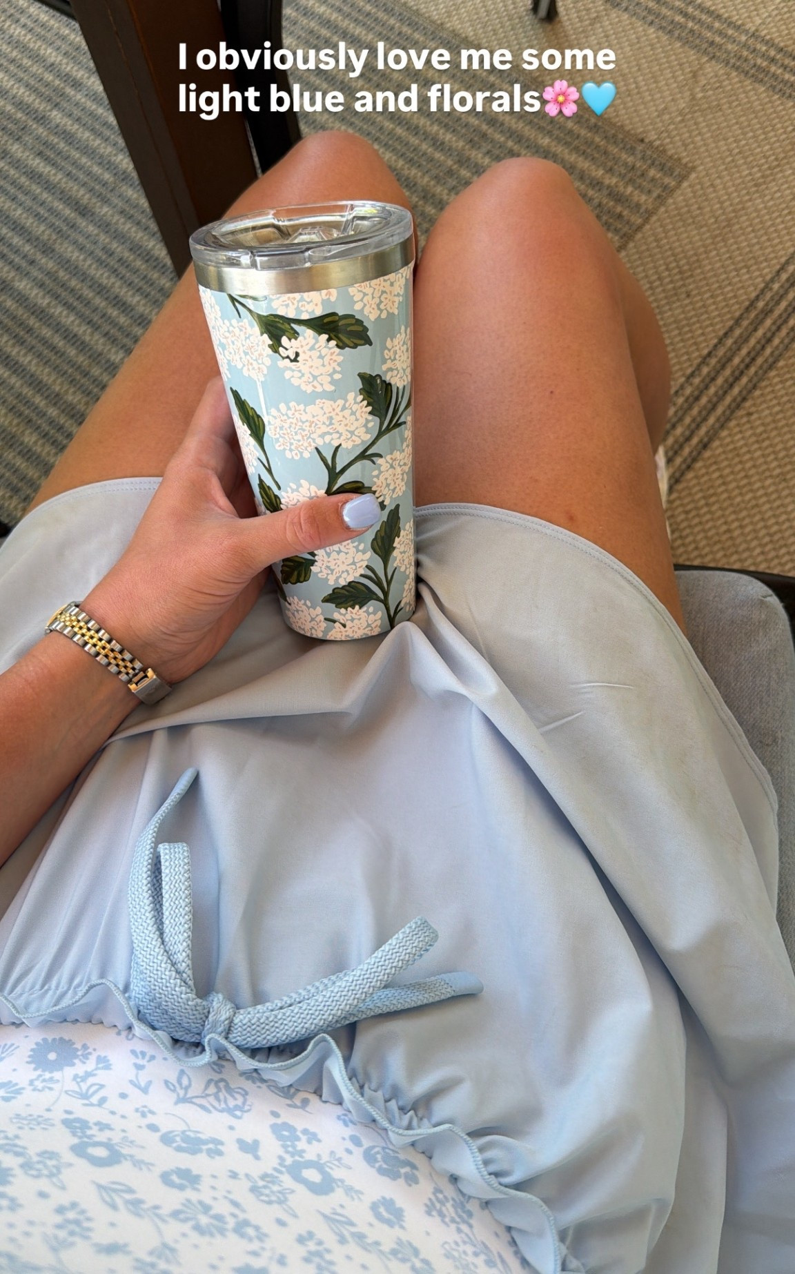 Love light blue + florals🌸🩵 my ootd is this cutie light blue athletic dress that I am lovingggg✨ and I love light blue so much my nails and cup happen to match!!!

#everydaystyle #athleticwear #athleisure #momoutfit #momfit  #lookforless #stylefinds #fashiondeal #affordablefashion #momstyle #everydaystyle #ltkstyle #ltkfinds #target #targetstyle #targetfinds #targetfashion #budgetfriendlystyle #classicstyle #styleonabudget #spring #springstyle #springfashion #springdress #summer #summerstyle #summerfashion #style #fashion #preppy #preppystyle #grandmillenial #grandmillenialstyle #ladies #ladiesfashion #ladiesstyle #classic #classicstyle #chic #timeless #timelessstyle #sale #salealert #majorsale #deal #dealoftheday 
#LTKSpringSale 

#LTKSeasonal #LTKmomlife #LTKootd