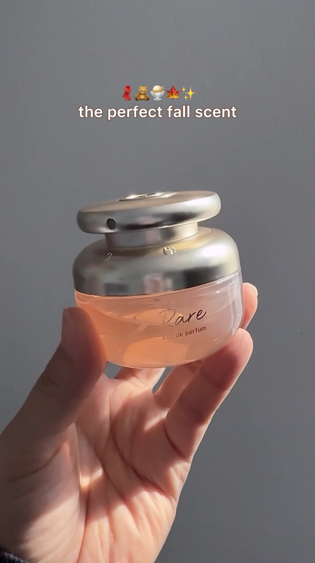 The perfect fall perfume 🍁🍨🧸
It’s the new Rare Beauty Eau de Parfum ✨🍂 #fallfragance

#LTKSeasonal #LTKFindsUnder100 #LTKFindsUnder50