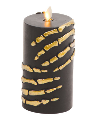 Skeleton Hand Pillar Candle | TJ Maxx