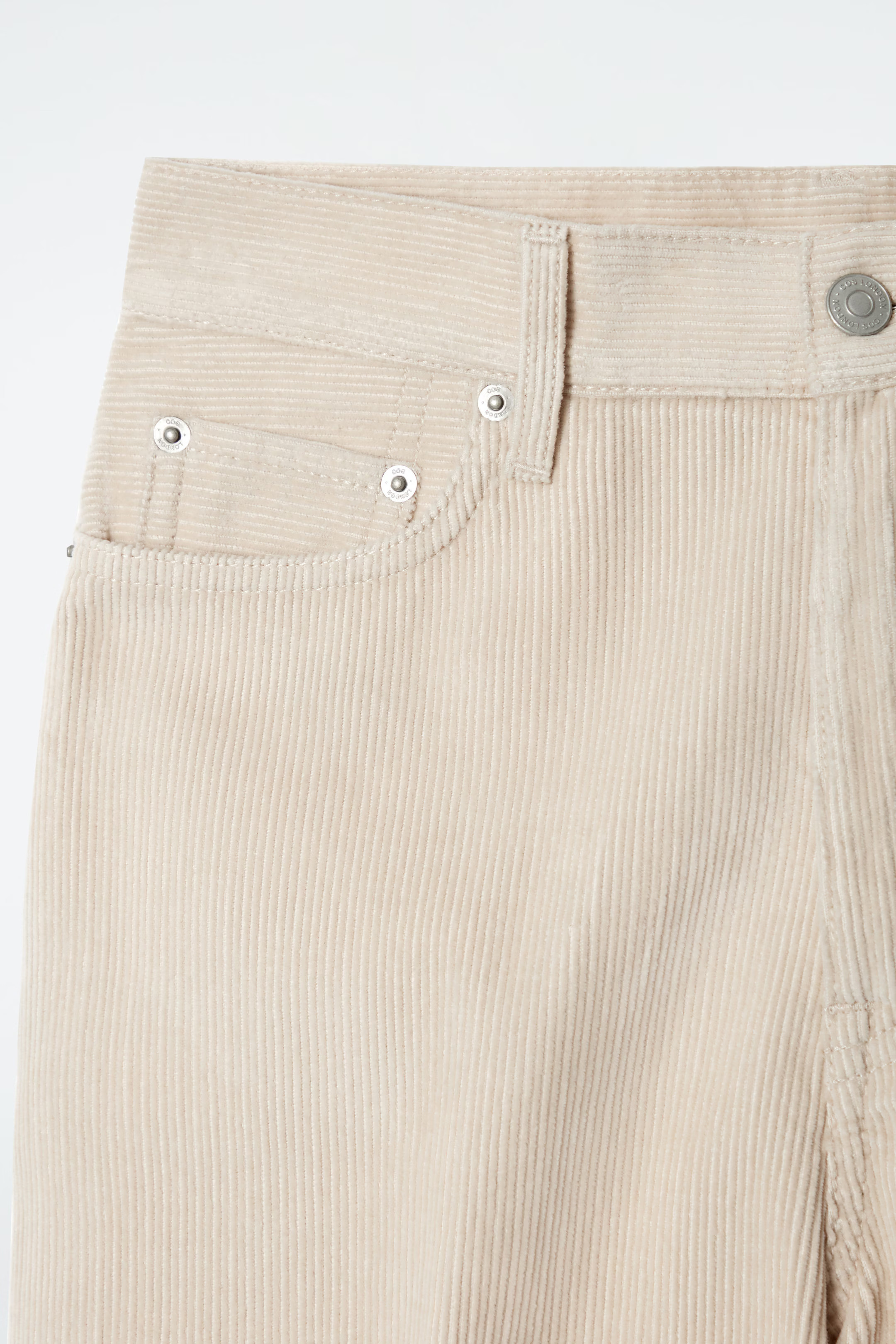 TIDE CORDUROY WIDE-LEG JEANS - LIGHT BEIGE | COS | COS (EU)