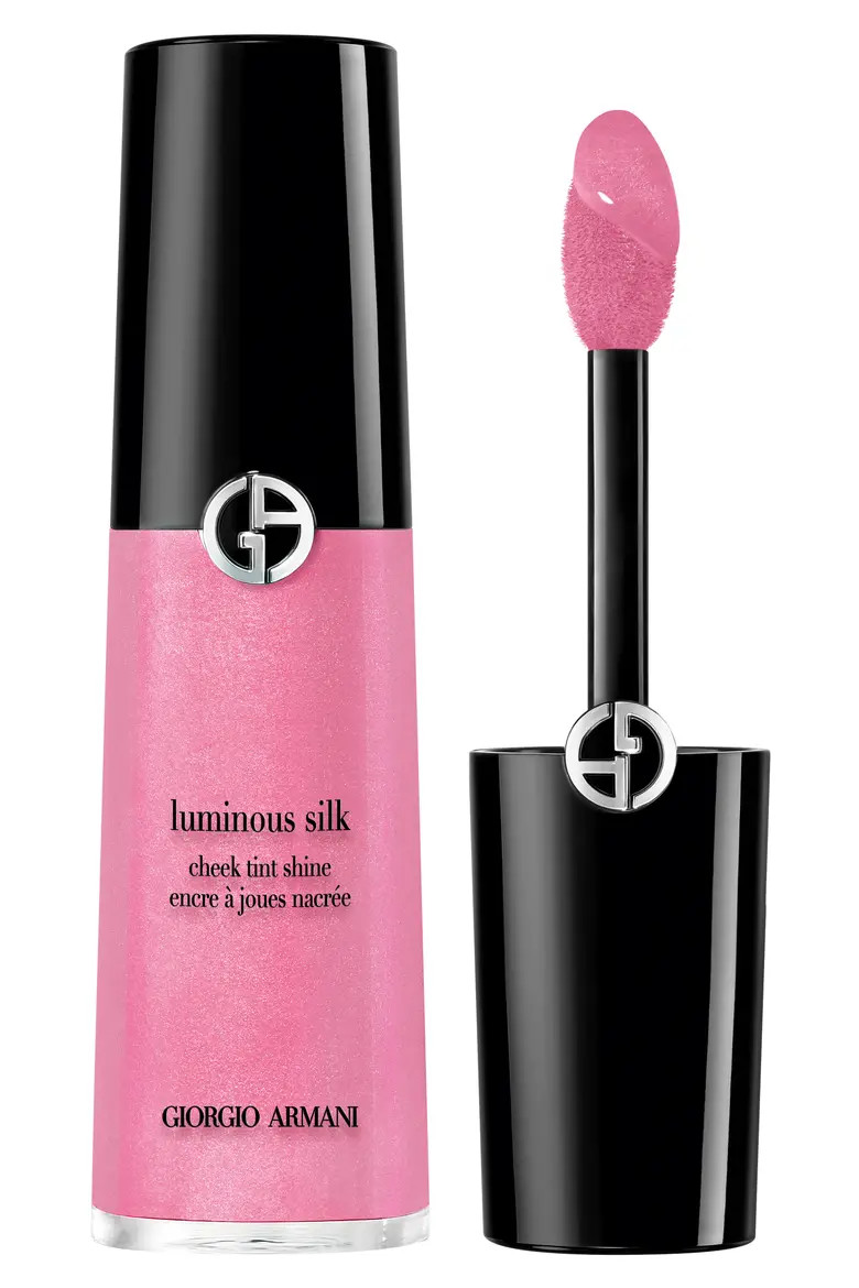 ARMANI beauty Luminous Silk Cheek Tint Shine Liquid Blush in Cosmic Crush at Nordstrom | Nordstrom
