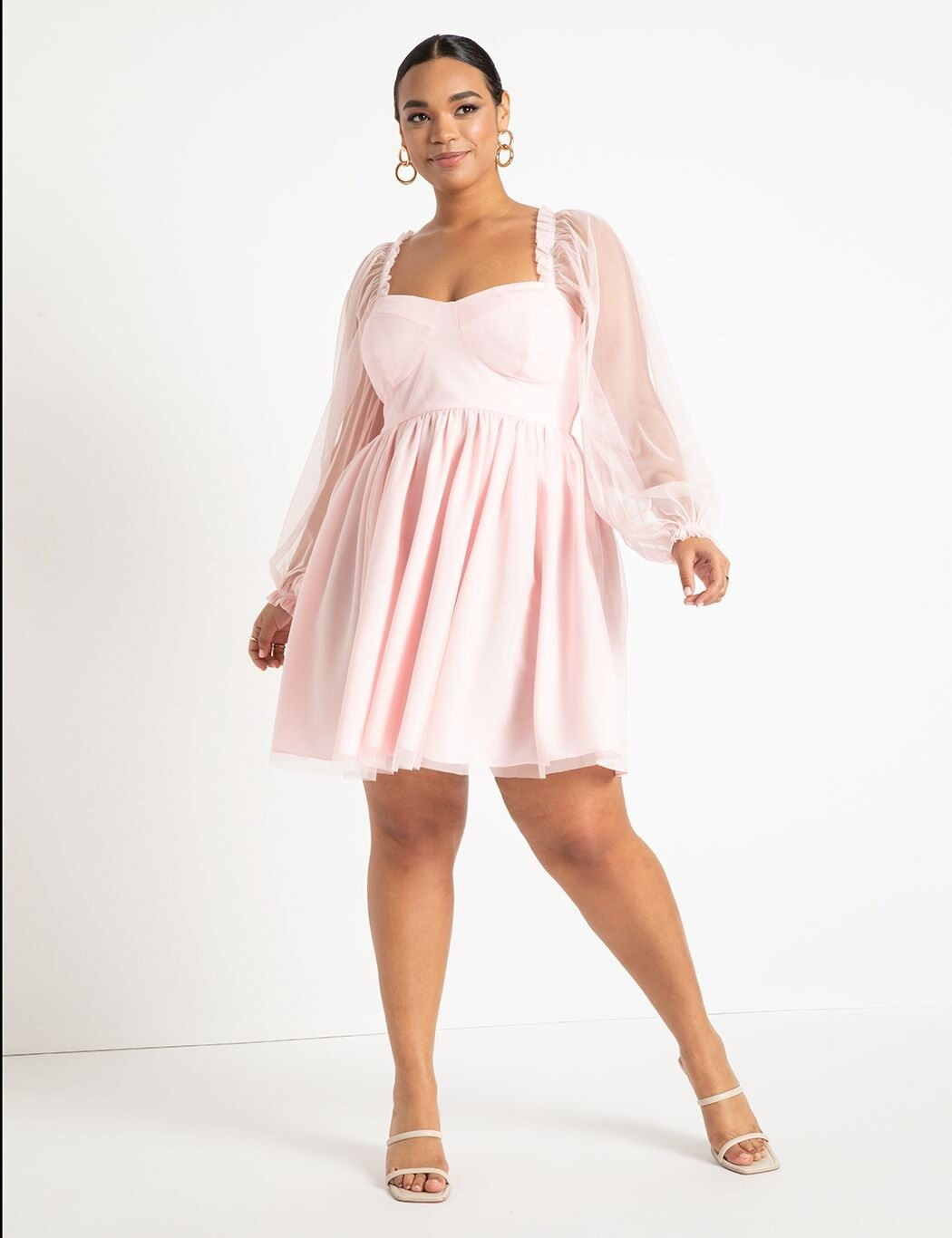 Sweetheart Bodice Mini Dress | Women's Plus Size Dresses | ELOQUII | Eloquii