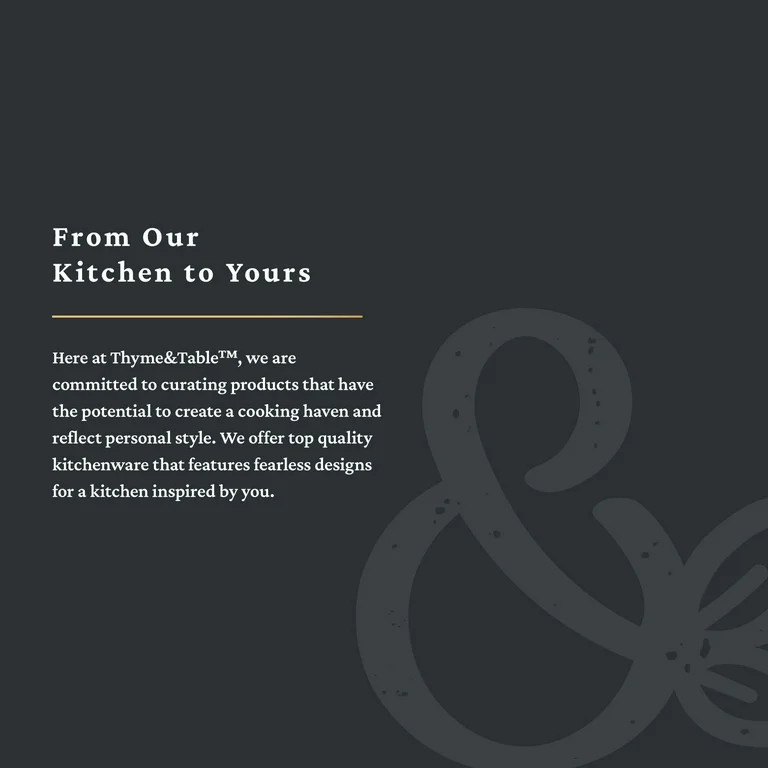 Thyme & Table 12-Piece Ceramic Non-Stick Ribbed Cookware Set, White & Gold | Walmart (US)