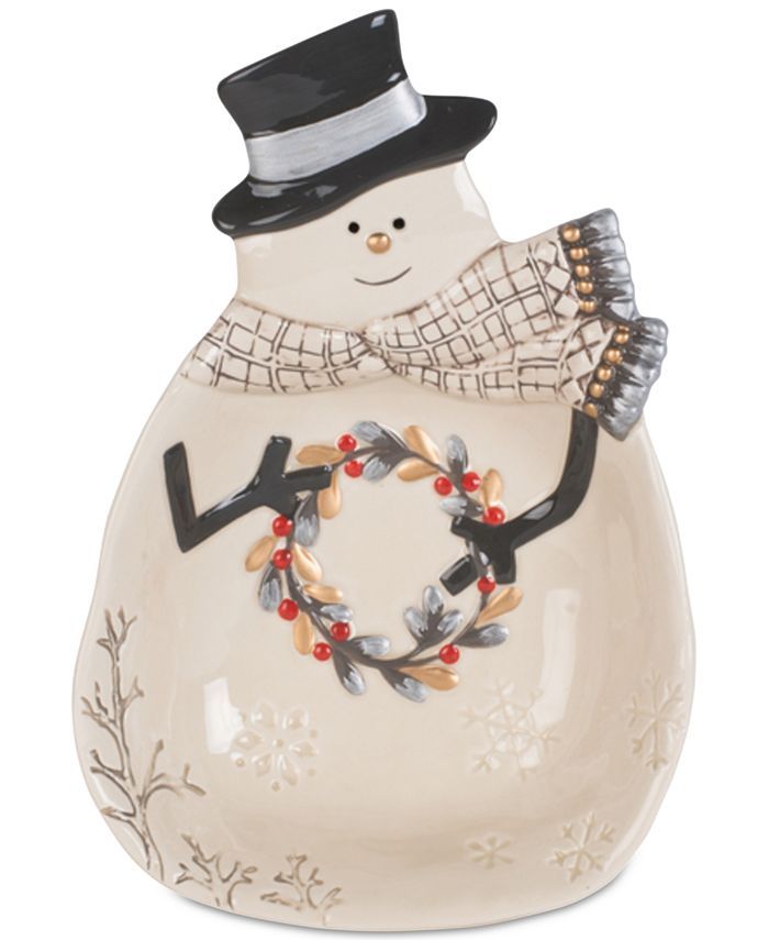 Fitz and Floyd Wintry Woods Snowman Serve Bowl & Reviews - Shop All Holiday - Home - Macy's | Macys (US)
