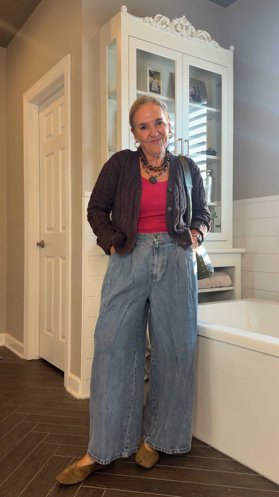 Use code VIPFAM for 40% off @Splendid splendid today. Sweater jeans and tank size medium. This color tank is soldout but linking Amazon they have similar. 
Splendid has a sale this weekend and the jeans are included!

#LTKOver40 #LTKgrwm #LTKPetite