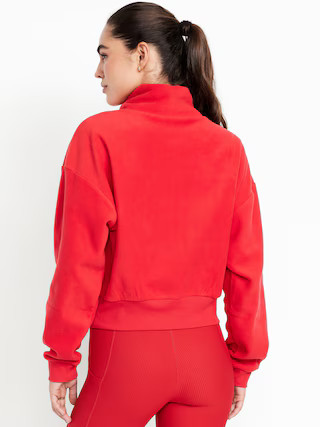 Oversized Performance Microfleece Sweatshirt | Old Navy (US)